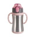 Biberon in acciaio inox rosa chiaro 330 ml - Orion
