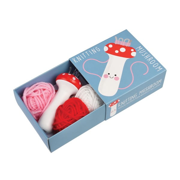 Set creativo per lavorare a maglia Knitting Kit Mushroom - Rex London