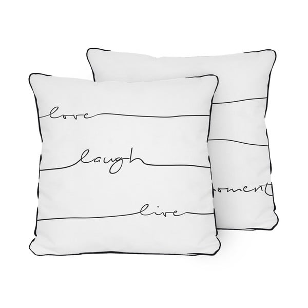 Cuscino Live Laugh Love, 45 x 45 cm - Little Nice Things