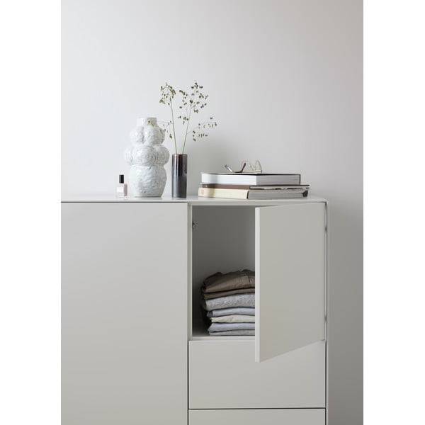 Cassettiera alta grigio chiaro 91x111 cm Edge by Hammel - Hammel Furniture-image-4