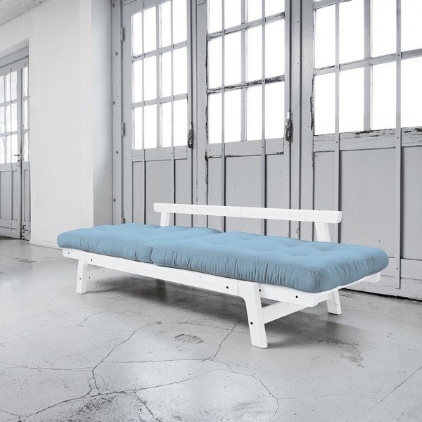 Rozkládací pohovka Karup Step White/Celeste-image-2