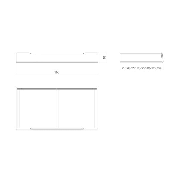 Cassetto sottoletto in colore naturale Twig - The Beds-image-4