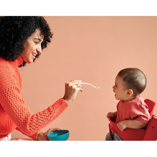 Posate di plastica per bambini in bianco e azzurro 2 pz. Sailors bay - Mepal-image-1