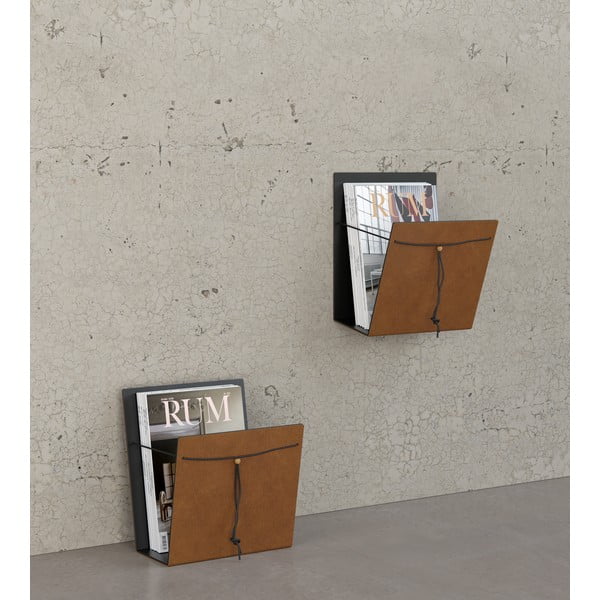 Portariviste in metallo/in eco pelle Bull M – LIND DNA-image-2