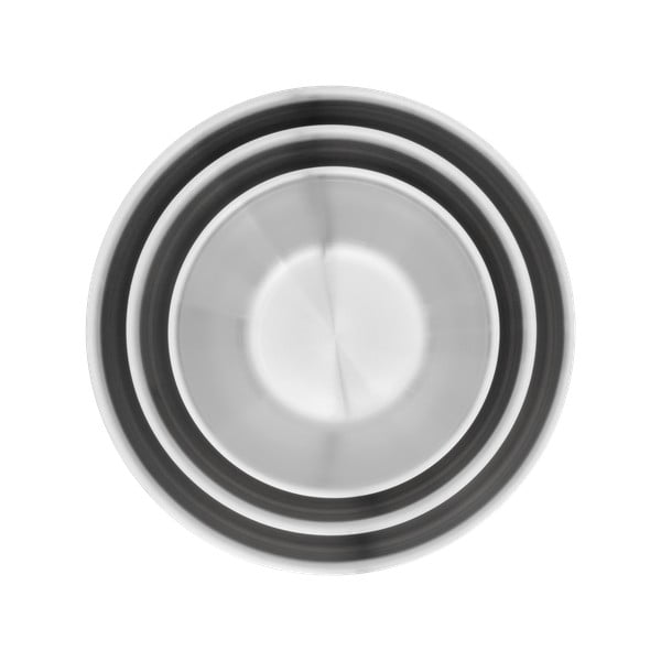 Ciotole in set argentate in acciaio inox 3 pz ø 25,5 cm Lucca 3.0 – FABINI-image-4