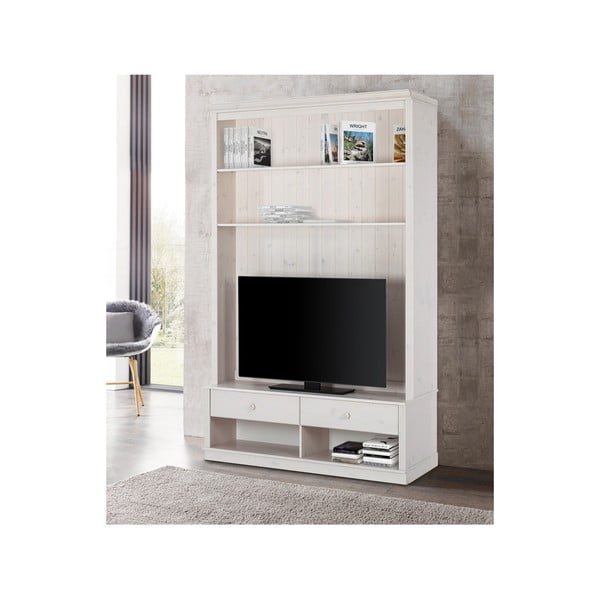 Set TV in legno di pino bianco 140x223 cm Anita - Støraa-image-3