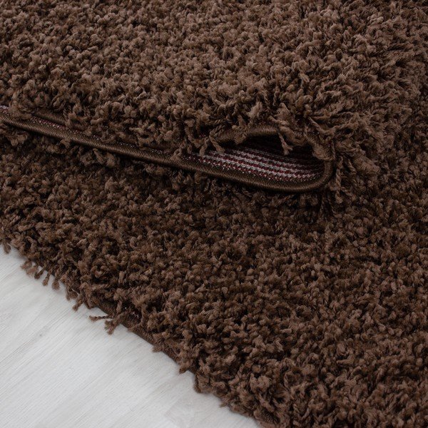 Tappeto rotondo marrone scuro ø 120 cm Life – Ayyildiz Carpets-image-1