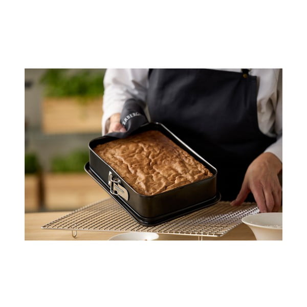 Stampo da forno in acciaio inox adatto per torta 20x28 cm – Blomsterbergs-image-1