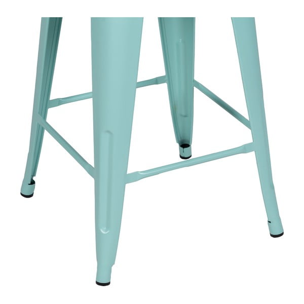 Set di sedie da bar turchese in metallo 2 pz (altezza della seduta 61 cm) – Ixia-image-2