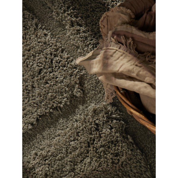 Tappeto rotondo color kaki tessuto a mano ø 160 cm Lambeth Jasper – Ted Baker-image-2