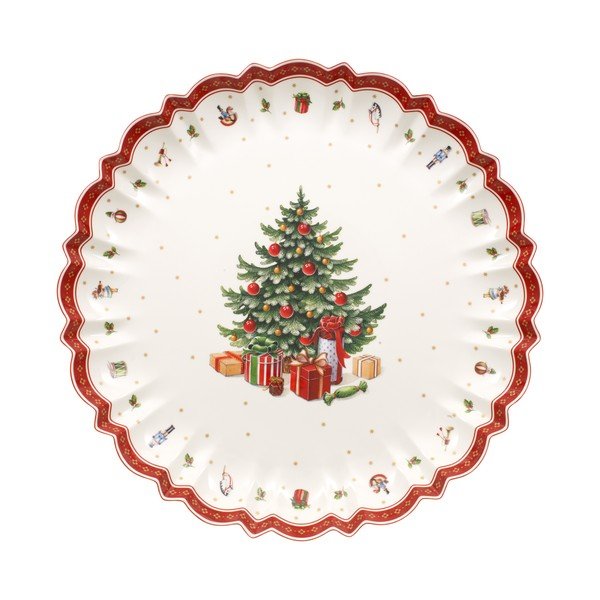 Ciotola da portata in porcellana bianca con motivo natalizio Villeroy & Boch, ø 45 cm - Villeroy&Boch