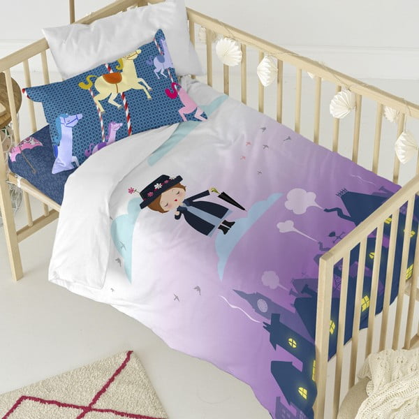 Copripiumino e cuscino in cotone per bambini , 115 x 145 cm Nanny - Mr. Fox-image-3