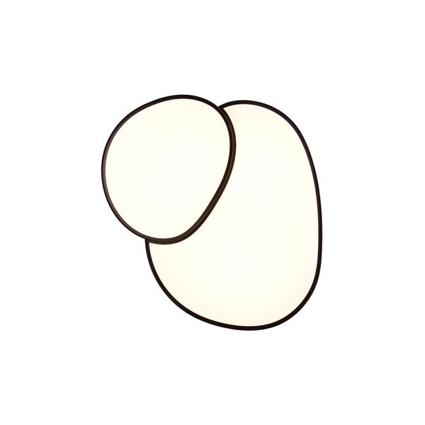 Plafoniera LED nera 63,5x77 cm Rise - Trio-image-1