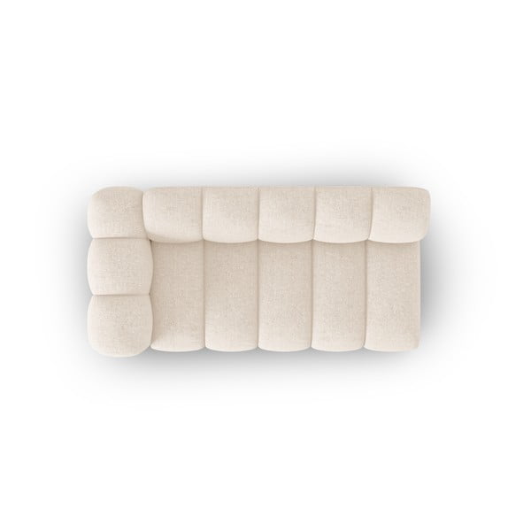 Divano componibile color crema (con penisola a sinistra) Lupine – Micadoni Home-image-3