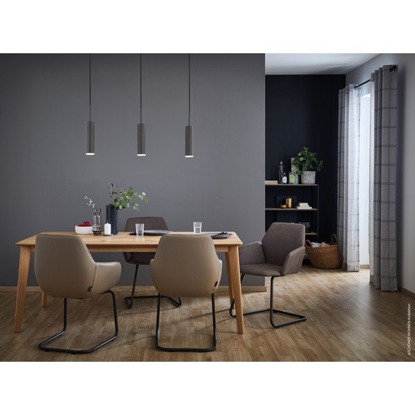 Lampadario a LED nero dimmerabile Stina - Fischer & Honsel-image-4