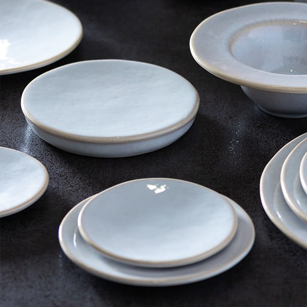 Vassoio in gres bianco , ⌀ 16 cm Roda - Costa Nova-image-1