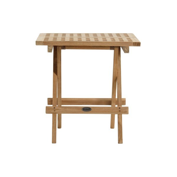 Tavolino da giardino in teak massiccio 50x50 cm Skagen – Hartman-image-1