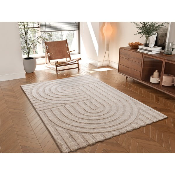 Tappeto crema 120x170 cm Snowy - Universal-image-1