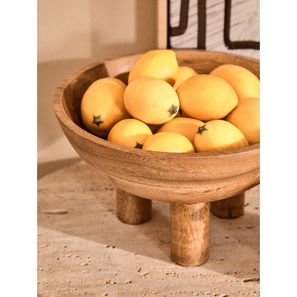Ciotola di colore naturale in legno ø 27 cm Kara – Premier Housewares-image-2