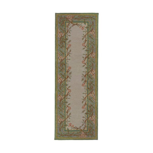 Passatoia in lana tessuta a mano 80x300 cm Verona Floral  – Flair Rugs