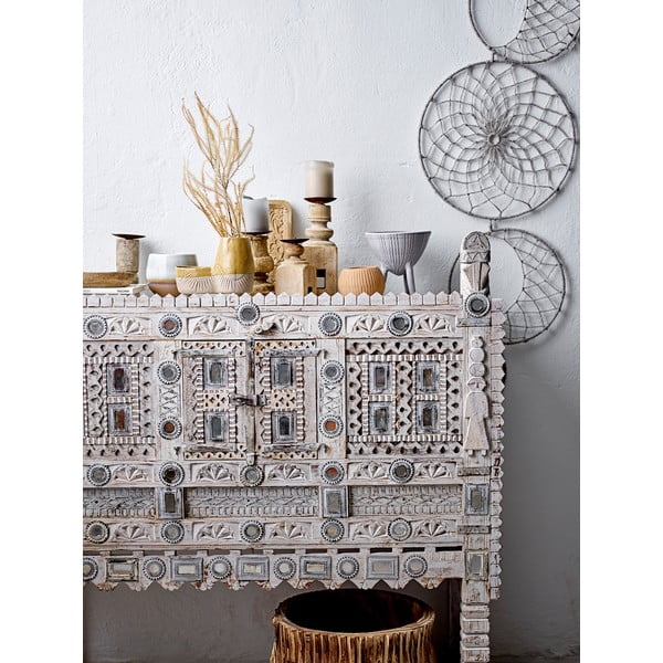 Vaso in gres arancione e rosa Animale - Bloomingville-image-1