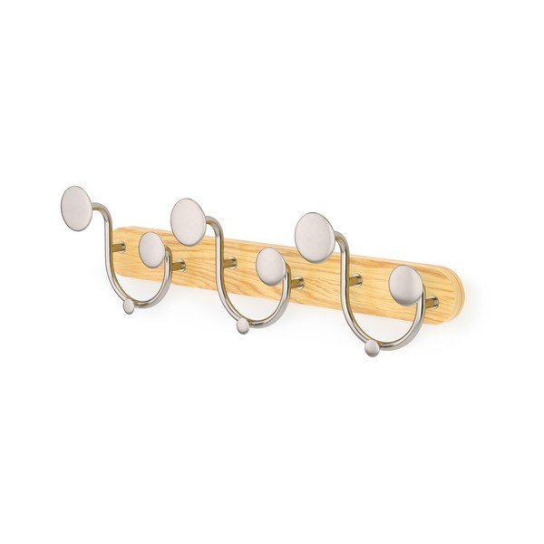 Appendiabiti da parete in alluminio bianco naturale Melody - Umbra-image-2