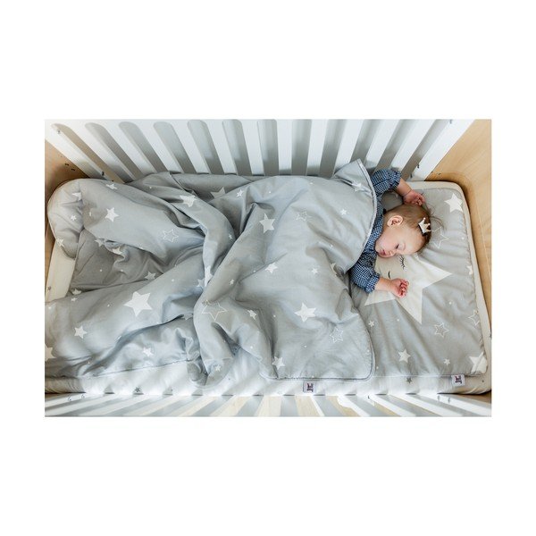 Set di coperte e cuscini in cotone per neonati Shining Star, 140 x 200 cm - BELLAMY-image-3