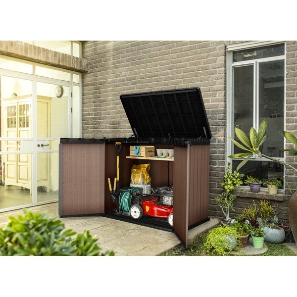 Mobile da giardino in plastica marrone Darwin - Keter-image-2