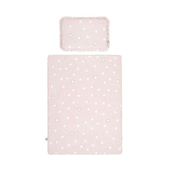 Set di coperte e cuscini in cotone per neonati Swan, 140 x 200 cm - BELLAMY-image-1