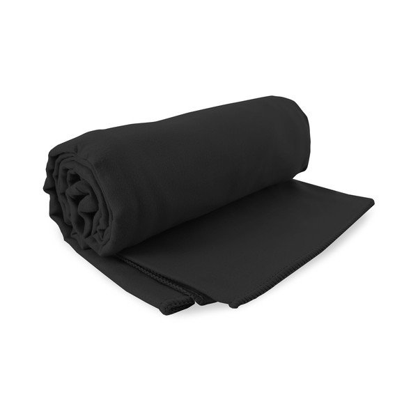 Asciugamano nero ad asciugatura rapida EKEA, 40 x 80 cm Ekea - DecoKing-image-3