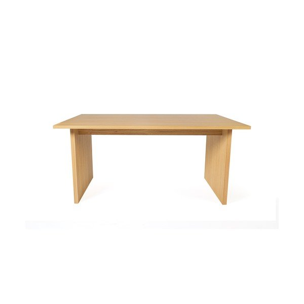 Tavolo da pranzo con piano in rovere 90x160 cm Stripe - Woodman-image-2