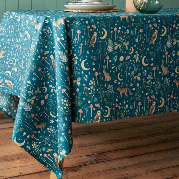 Tovaglia in cotone 137x178 cm Enchanted Twilight Animals – Catherine Lansfield-image-1