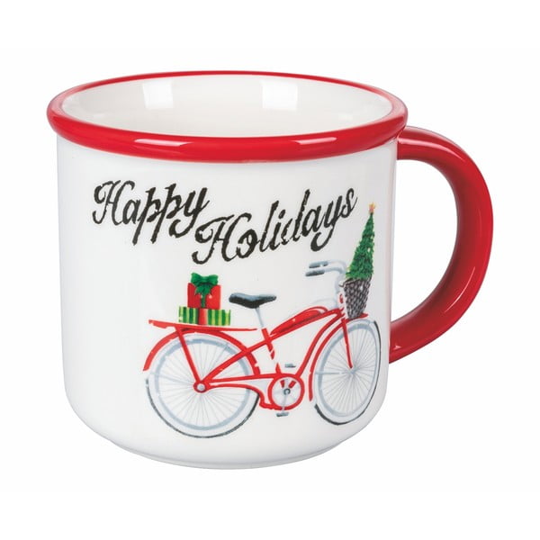 Tazza di Natale in dolomia, 480 ml Xmas Bike - VDE Tivoli 1996