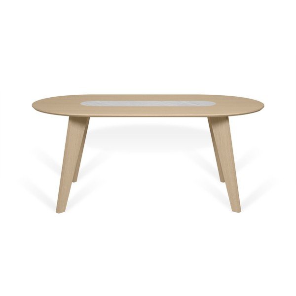 Tavolo da pranzo con piano in rovere 180x100 cm Lago - TemaHome