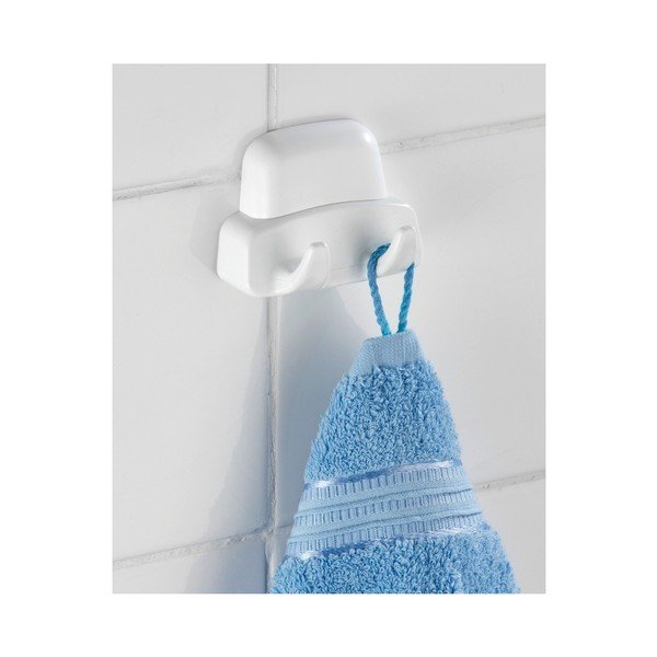 Gancio da parete bianco Duo Duo Pure - Wenko-image-1