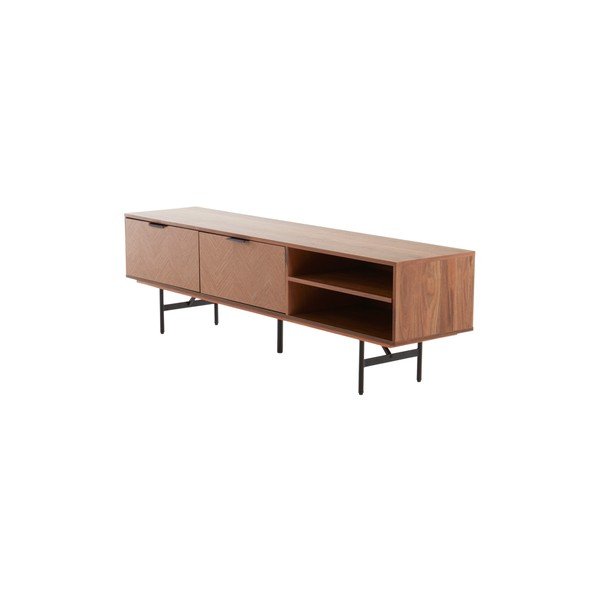 Mobile TV colore naturale scuro con effetto noce 180x51x40 cm Duvberg – Jotex-image-4