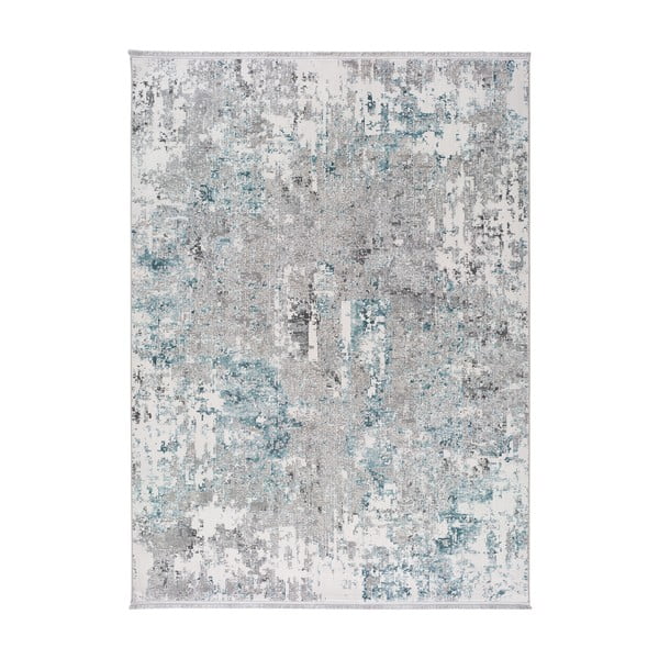 Tappeto grigio-blu Riad Astratto, 140 x 200 cm - Universal