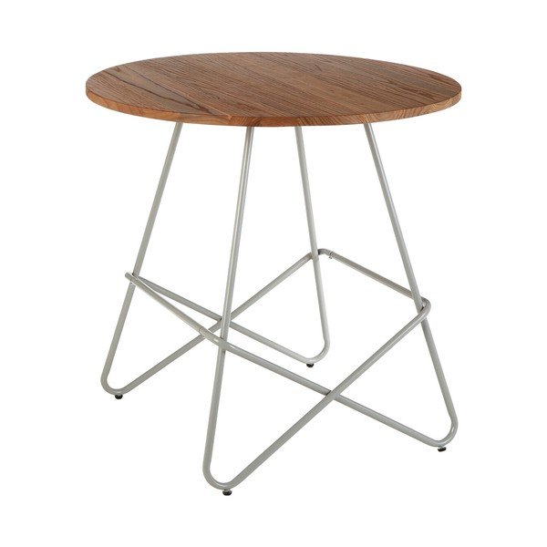 Tavolo da pranzo rotondo in olmo massiccio ø 80 cm District – Premier Housewares