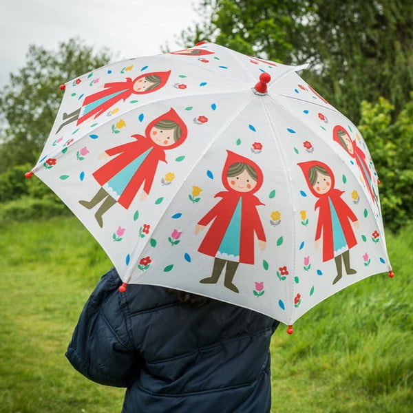 Ombrello per bambini con motivo Cappuccetto Rosso Red Riding Hood - Rex London-image-1