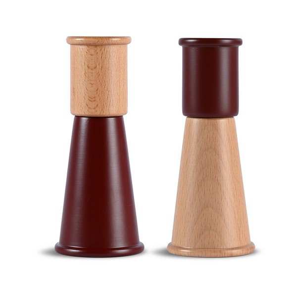 Set macina pepe e sale rosso/di colore naturale in ceramica 2 pz Gurken – Sagaform