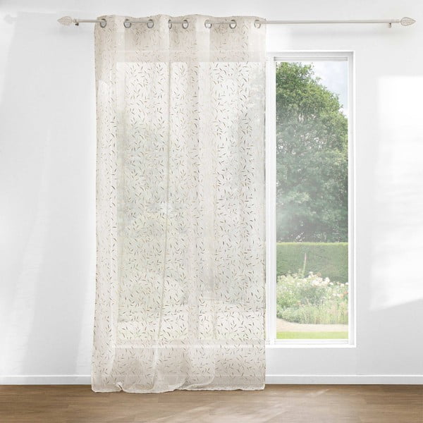 Tenda in beige e oro 140x240 cm Maissa - douceur d'intérieur-image-1