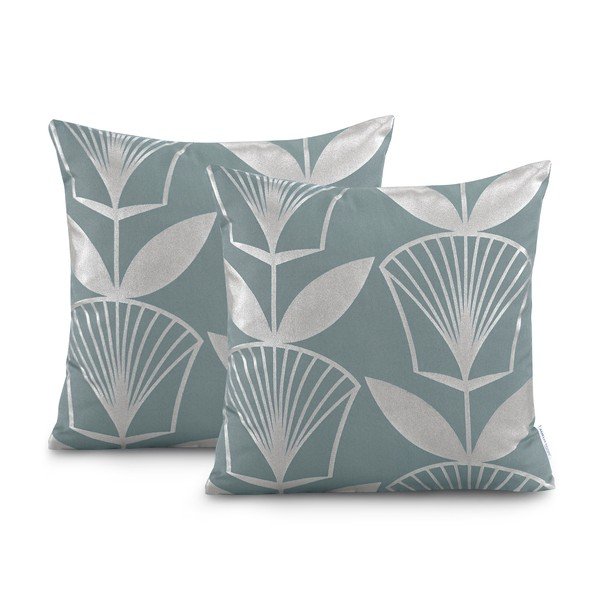 Federe in set da 2 45x45 cm Oxford Floris - AmeliaHome-image-1