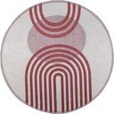 Tappeto rotondo viola/grigio ø 160 cm - Vitaus