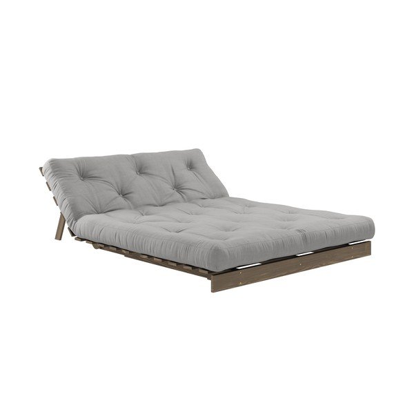 Divano letto grigio 140 cm Roots - Karup Design-image-4