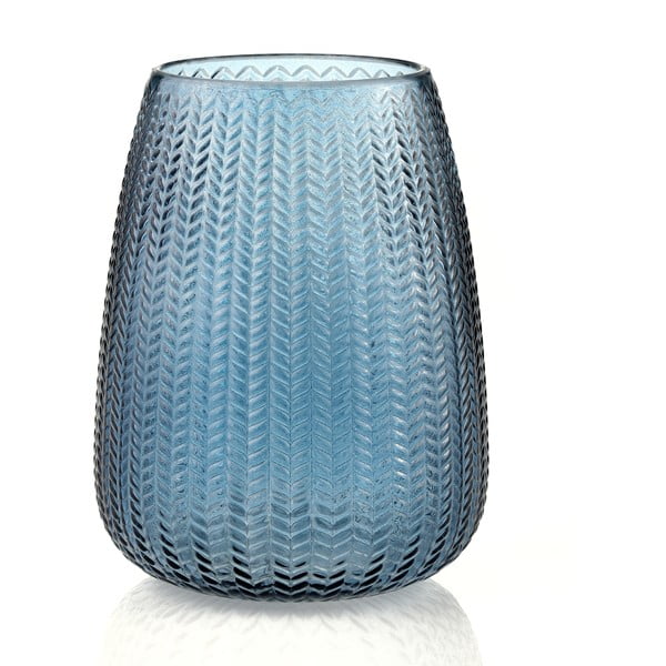 Vaso in vetro blu (altezza 24 cm) Sevilla - AmeliaHome