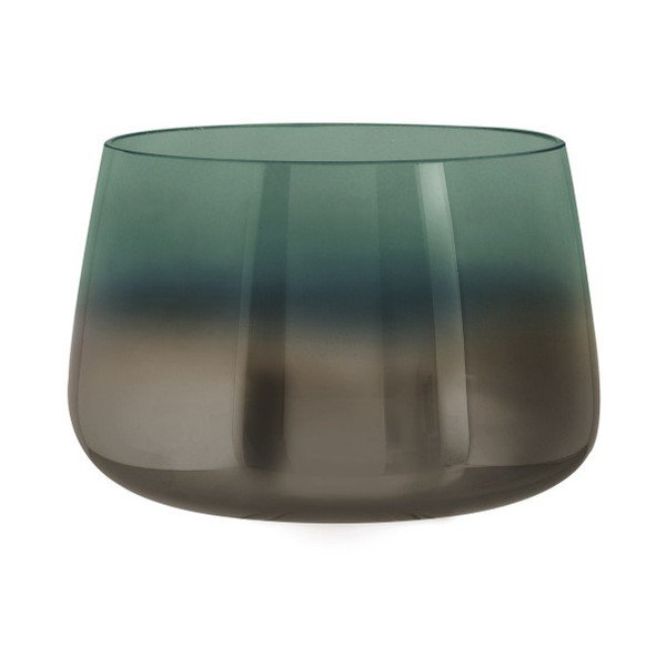 Zelená skleněná váza PT LIVING Oiled, výška 10 cm