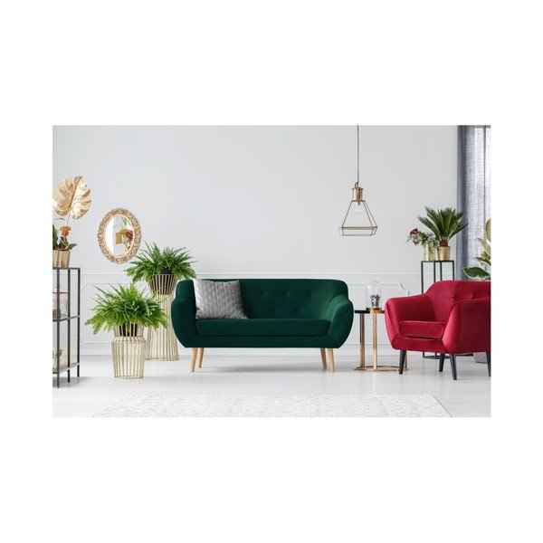 Divano a due posti verde Amelie - Mazzini Sofas-image-2
