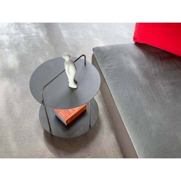 Tavolo rotondo da giardino in metallo ø 45 cm Plip - Ezeis-image-2