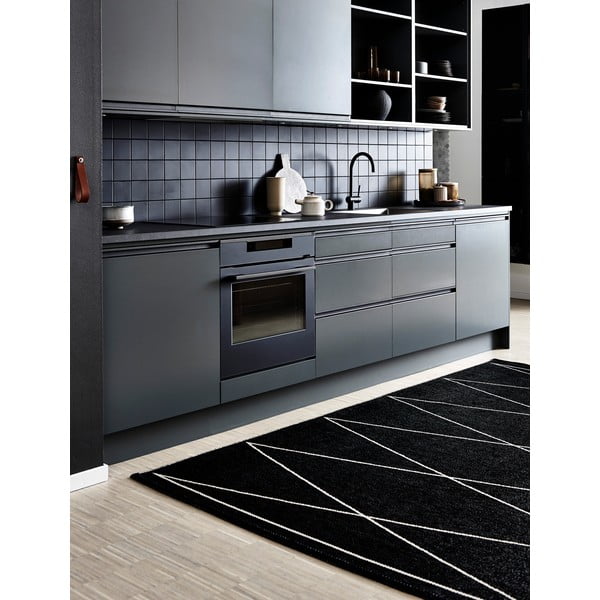 Tappeto da interno/esterno nero 70x100 cm Max Black – Pappelina-image-1