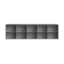 Libreria a sospensione antracite 220x61 cm Mistral - Hammel Furniture